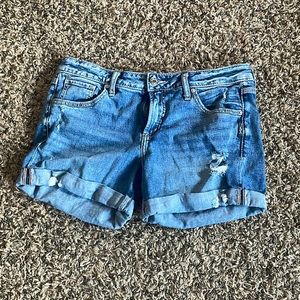 Women's silver shorts